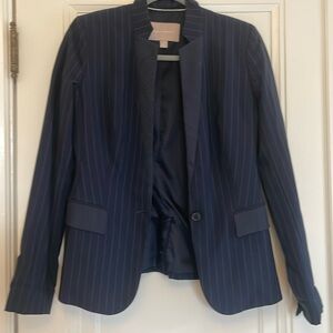 Banana Republic navy pinstripe blazer size 4